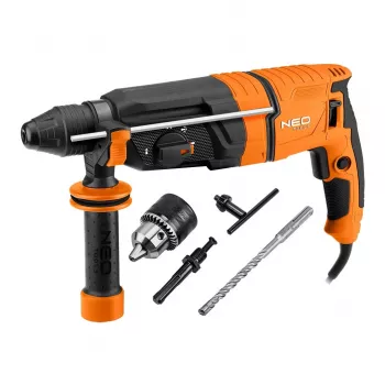 NEO TOOLS SDS+ Rotacinis plaktukas 900W, 3.5J su laikymo dėklu