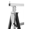 NEO Tools TOP-84-145 plieninis stalviršio stalčius, 580x450x130 mm, 25 kg apkrova, rutuliniai kreiptuvai, centrinis užraktas, juoda/pilka