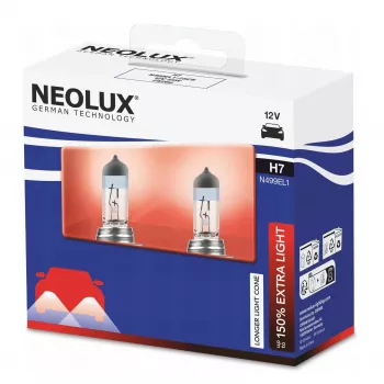 Neolux H7 Extra Light 2 vnt. komplektas Halogeninė lemputė 12V 55W
