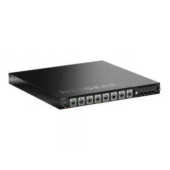 NETGEAR M4350-16M4V valdomas jungiklis - 16x 2.5G PoE++ prievadai, 4x 10G SFP+ aukštyn nukreipti ryšiai, 480W PoE biudžetas, 3 sluoksnis