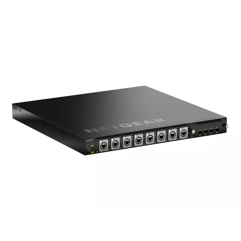 NETGEAR M4350-16M4V valdomas jungiklis - 16x 2.5G PoE++ prievadai, 4x 10G SFP+ aukštyn nukreipti ryšiai, 480W PoE biudžetas, 3 sluoksnis