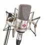 Neumann TLM 102 NI Studio Set - Didelės diafragmos kondensatorinis mikrofonas su amortizatoriumi, nikelio spalvos