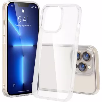 NEVOX StyleShell SHOCKFLEX Dangtelis, skirtas Apple iPhone 14 Pro 6,1 colio, permatomas