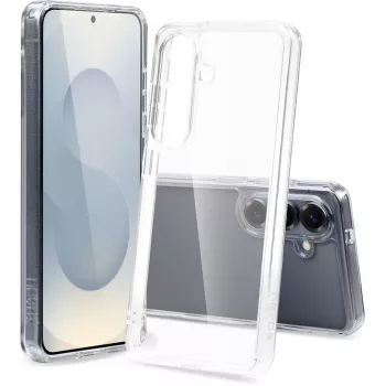 Nevox StyleShell SHOCKFlex apsauginis dėklas, skirtas Samsung Galaxy S26 Plus, permatomas