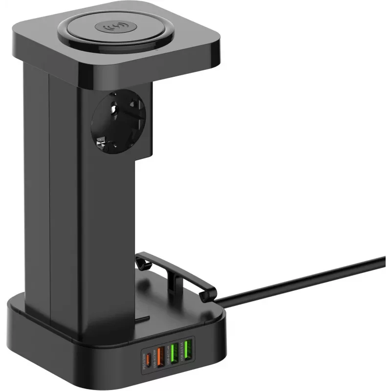 Newell GaN Power Cube 8in1 įkrovimo stotelė su belaidžiu įkrovikliu