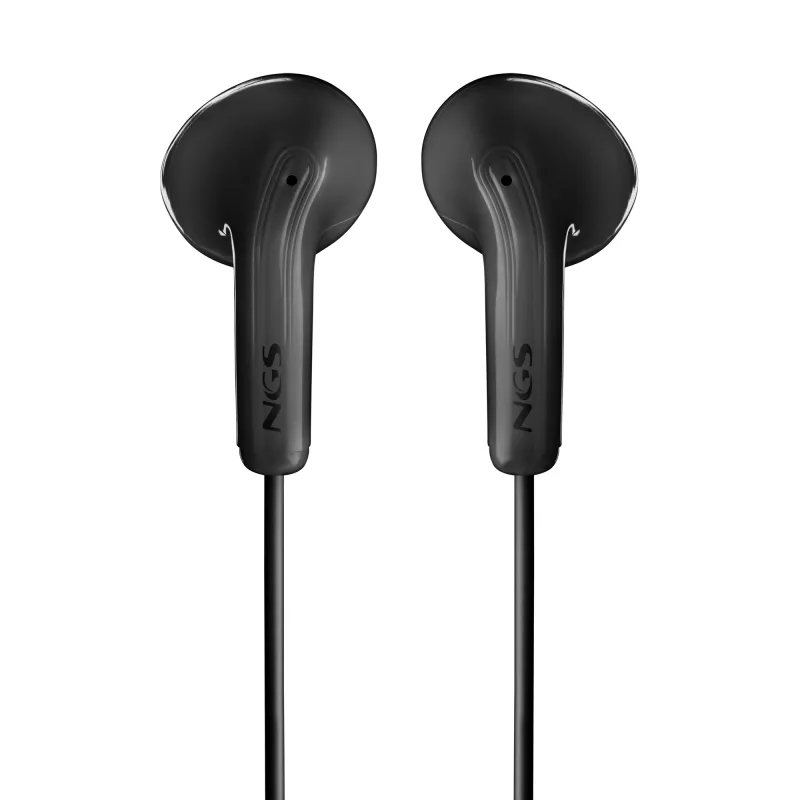 NGS Cross Glide Wired In-Ear Headset with Microphone, USB-C, Black