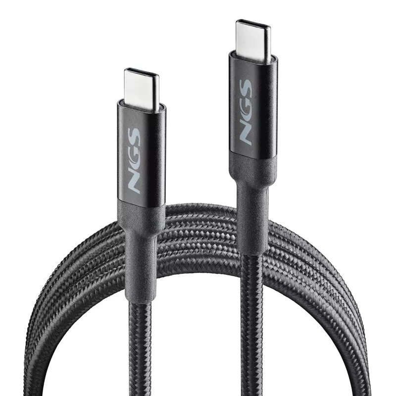NGS USB-C į USB-C laidas 65W 3M Juodas