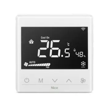 „Nice Fan2-Control“ išmanusis termostatas ventiliatoriaus ritėms, baltas