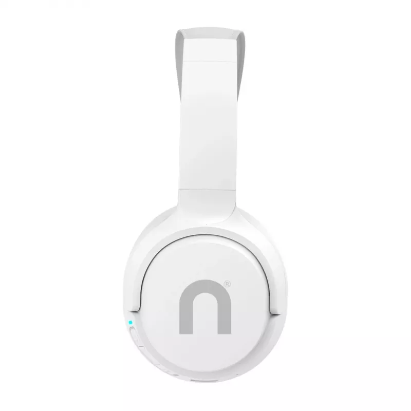 Niceboy HIVE Prodigy 4 belaidės ausinės ant ausų su mikrofonu, Bluetooth 5.3, balta