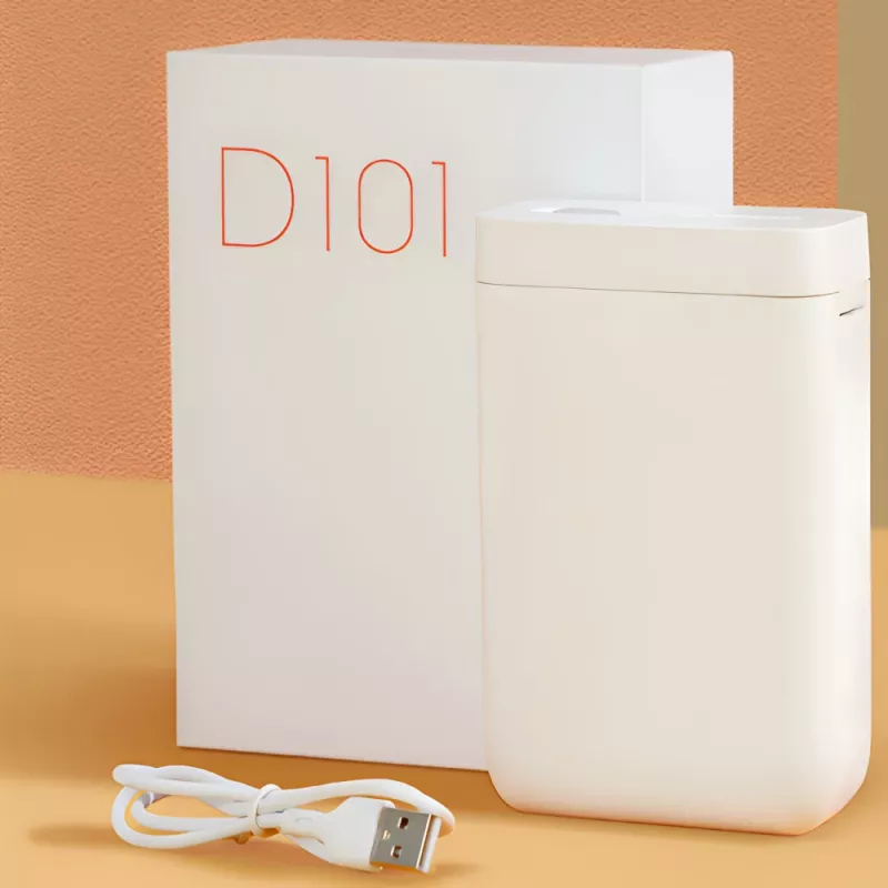 Niimbot D101 nešiojamasis terminis etikečių spausdintuvas, 203 dpi, Bluetooth, baltas