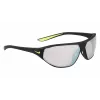 NIKE AEROSWIFTEDQ0 Unisex Sportiniai akiniai nuo saulės - Matinė juoda, pilkas atspalvis, 65 mm lęšiai