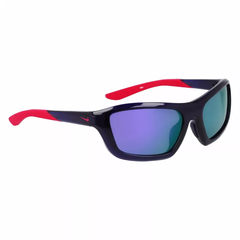 NIKE vaikiški akiniai nuo saulės NKFV2401-500 matinė juoda dūminė pilka 54/17/130 mm