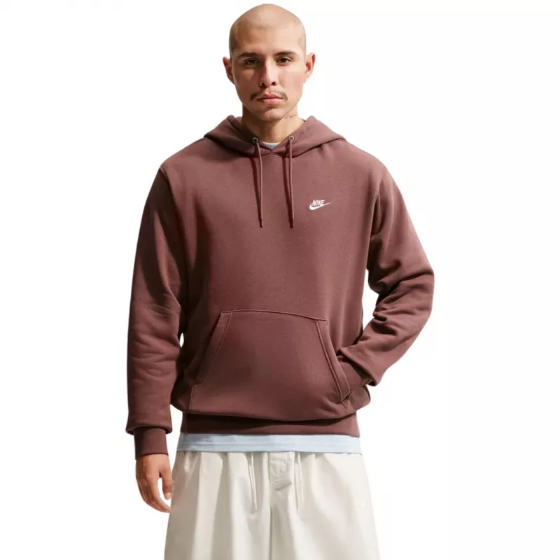 Nike Club Fleece Pullover gobtuvas vyrams, ruda FN3859 502, dydis L