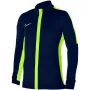 Nike Dri-FIT Academy 23 vyriški ilgomis rankovėmis 1/4 užtrauktuku futbolo treniruočių marškinėliai Obsidian/Green Strike S