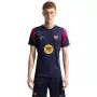 Nike FC Barcelona Strike vyriški futbolo treniruočių marškinėliai tamsiai mėlyni XL