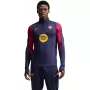 Nike FC Barcelona Strike Vyrų Futbolo Treniruočių Marškinėliai Tamsiai Mėlyni M