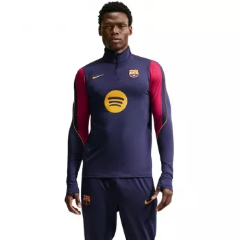 Nike FC Barcelona Strike vyrų treniruočių marškinėliai tamsiai mėlyni XL
