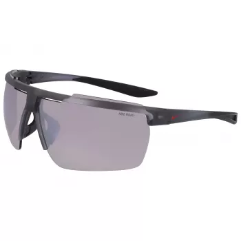 Nike vyriški „Windshield ECW“ akiniai nuo saulės – matinė juoda / tamsiai pilka – 75 mm lęšiai