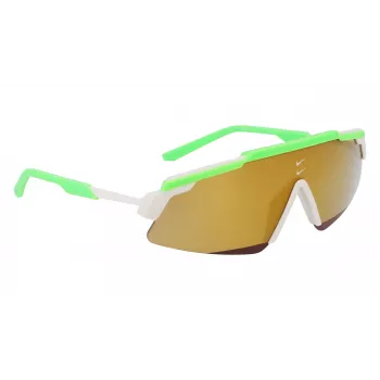 NIKE NIKEMARQUEEMF Unisex akiniai - dūminiai pilki lęšiai, matinė juoda (66/14/140 mm)