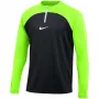 Nike NK Dri-FIT Academy Drill Top K juodas-žalias DH9230 010 S Vyriškas megztinis