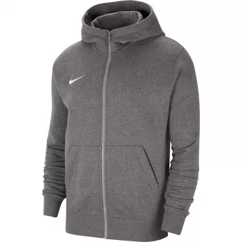 Nike Park 20 vyriškas Fleece pilno užtrauktuko gobtuvas tamsiai pilkas Heather CW6891-071