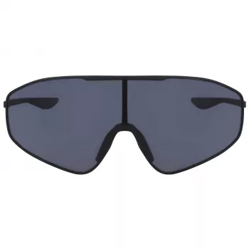 NIKE Unisex ECHOSHIELD2IF Sportiniai akiniai nuo saulės - Matinė juoda, Dūminiai pilki lęšiai, 66 mm