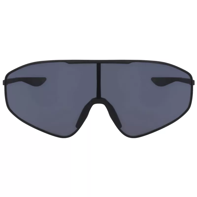 NIKE Unisex ECHOSHIELD2IF Sportiniai akiniai nuo saulės - Matinė juoda, Dūminiai pilki lęšiai, 66 mm