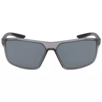 NIKE WINDSTORMC46 Vyriški sportiniai akiniai nuo saulės - matinė juoda/pilka - 65 mm lęšiai - 100% UV apsauga
