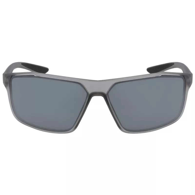 NIKE WINDSTORMC46 Vyriški sportiniai akiniai nuo saulės - matinė juoda/pilka - 65 mm lęšiai - 100% UV apsauga