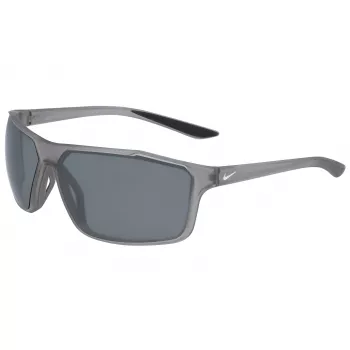 NIKE WINDSTORMC46 Vyriški sportiniai akiniai nuo saulės - matinė juoda/pilka - 65 mm lęšiai - 100% UV apsauga