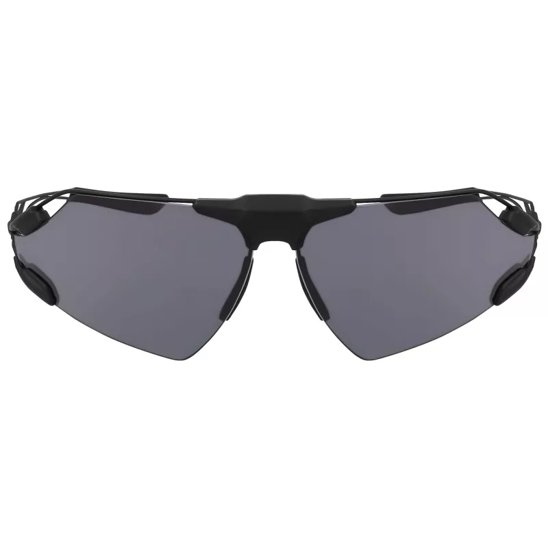 Nike Zeus Edge vyriški akiniai nuo saulės - matinė juoda/pilkas atspalvis - 76 mm lęšiai - UV400 apsauga