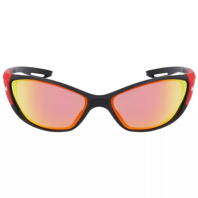Nike Zone vyriški akiniai nuo saulės - matinio juodo rėmelio, dūminiai pilki lęšiai - 66/15/140 mm