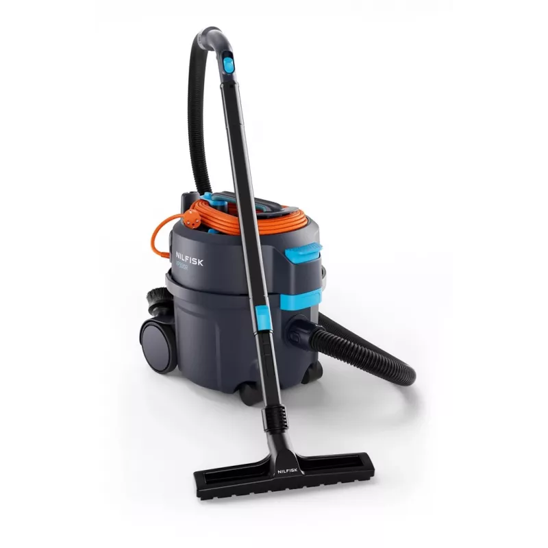 Nilfisk 107421157 Sausas dulkių siurblys iš perdirbto plastiko, 800 W, 10 L, 69 dB, 10 m laidas