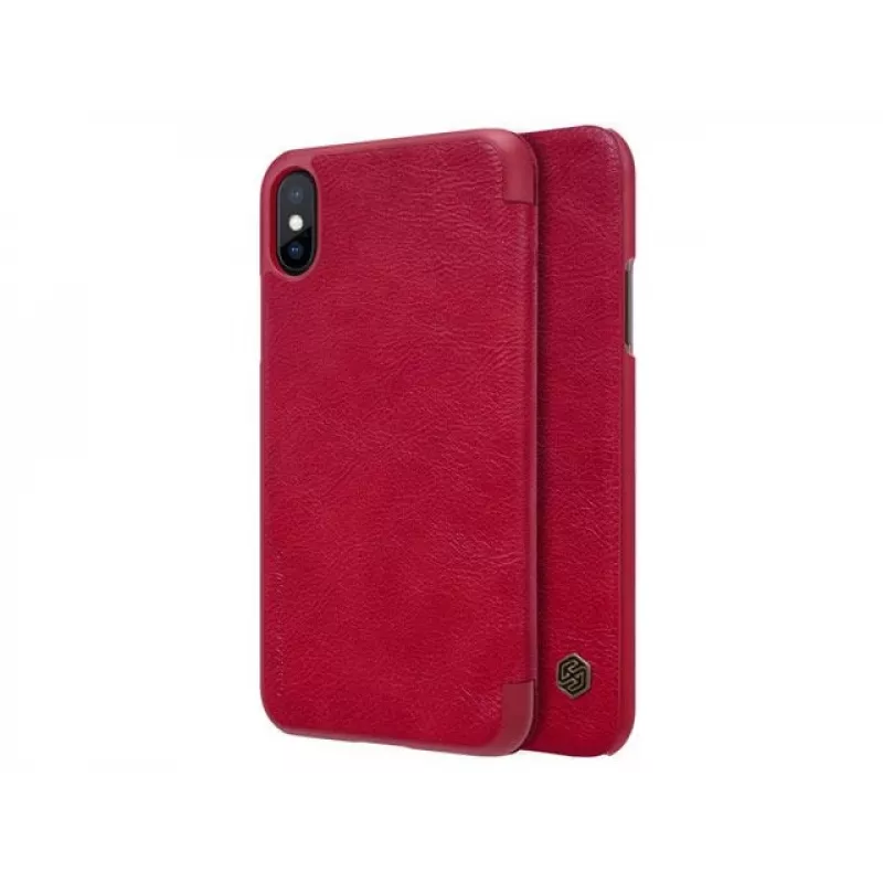 Nillkin Apple iPhone X/Xs Qin Book Case Red