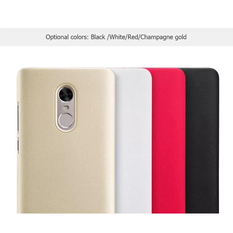 Nillkin Super Frosted Shield Case, skirtas Xiaomi Redmi Note 4 / Note 4X - Raudona