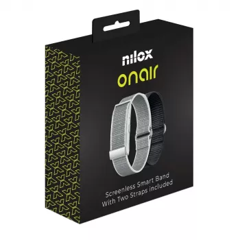 Nilox OnAir Screenless Band sidabrinė/juoda