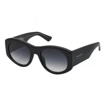 NINA RICCI Moteriški drugelio formos akiniai nuo saulės SNR396-540700 Juoda/Pilka 54mm