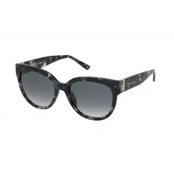 NINA RICCI Moteriški katės akies akiniai nuo saulės SNR26154096N Havana Acetate Rudi gradientiniai lęšiai 54/19/135 mm