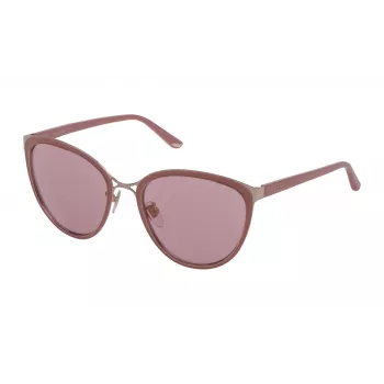 NINA RICCI Moteriški akiniai nuo saulės SNR11757F38X - Havana acetato rėmelis, gradientiniai rudi lęšiai, 57 mm