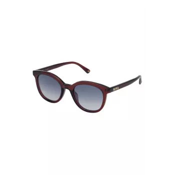 NINA RICCI Moteriški akiniai nuo saulės SNR264-500AFD Havana Brown Gradient Butterfly