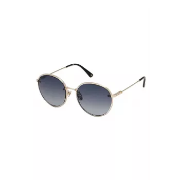 Nina Ricci moteriški akiniai nuo saulės SNR303-540300 - pilki gradientiniai lęšiai - acetatinis rėmelis