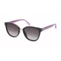 NINA RICCI Moteriški akiniai nuo saulės SNR3585401CK - Juodas acetatinis rėmelis, pilki gradientiniai lęšiai, 54/19/140 mm