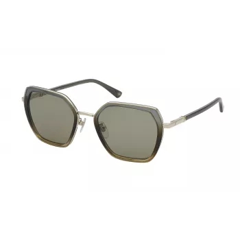 NINA RICCI Moteriški akiniai nuo saulės SNR359540AG1 - Havana acetatinis drugelio formos rėmelis su rudais gradientiniais lęšiais
