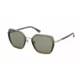 NINA RICCI Moteriški akiniai nuo saulės SNR359540AG1 - Havana acetatinis drugelio formos rėmelis su rudais gradientiniais lęšiais