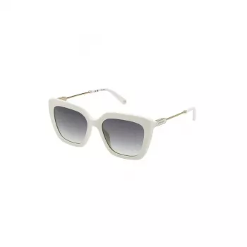 NINA RICCI Moteriški akiniai nuo saulės SNR379543GFG - Auksinis rėmelis, gradientiniai rudi lęšiai, 54 mm