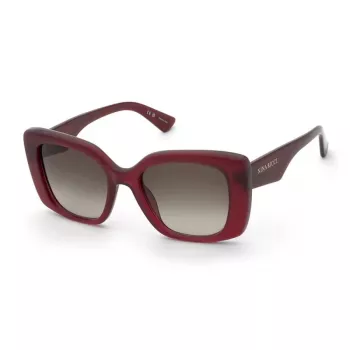 NINA RICCI Moteriški akiniai nuo saulės SNR439-5309GR Pilki Geometrinis Drugelis