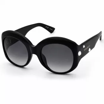 NINA RICCI Moteriški akiniai nuo saulės SNR440S570700 - Drugelio formos acetatinis rėmas su gradientiniais pilkais lęšiais