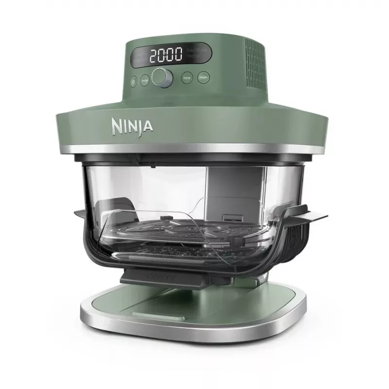 Ninja AS090EUGN 5-in-1 XL stiklinė gruzdintuvė Crispi Pro, 5,7 l, 2050 W, samanų žalia