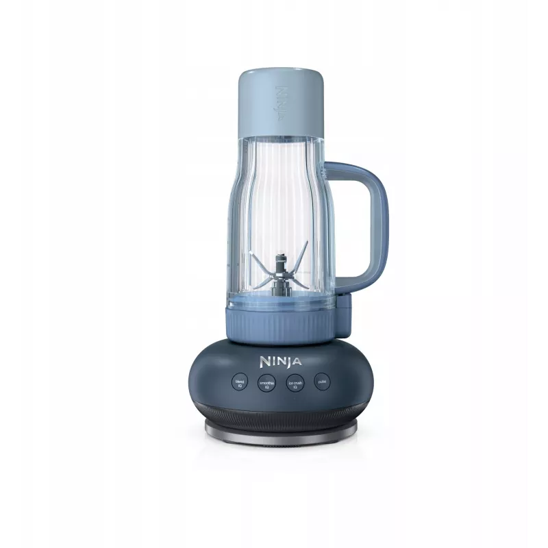 Ninja BlendBoss DB351EUCY 1200W stalinis blenderis su 2,1 l ąsočiu ir 700 ml asmeniniu puodeliu, Cyberspace
