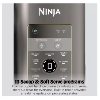 Ninja Creami Scoop & Swirl 13-in-1 ledų ir šaldyto gėrimo gamintojas 0.48L mėlynas EU NC702EU